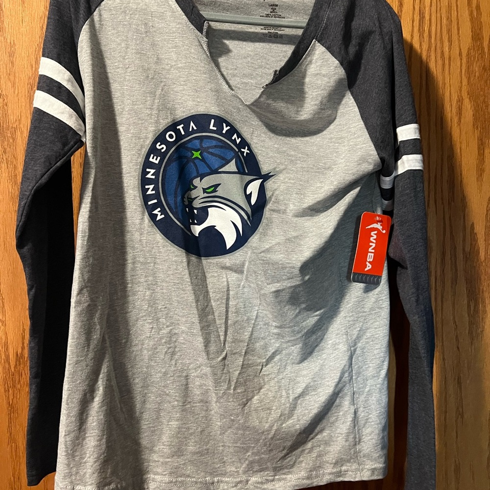 Minnesota Lynx NBA Gray Cotton T-Shirt